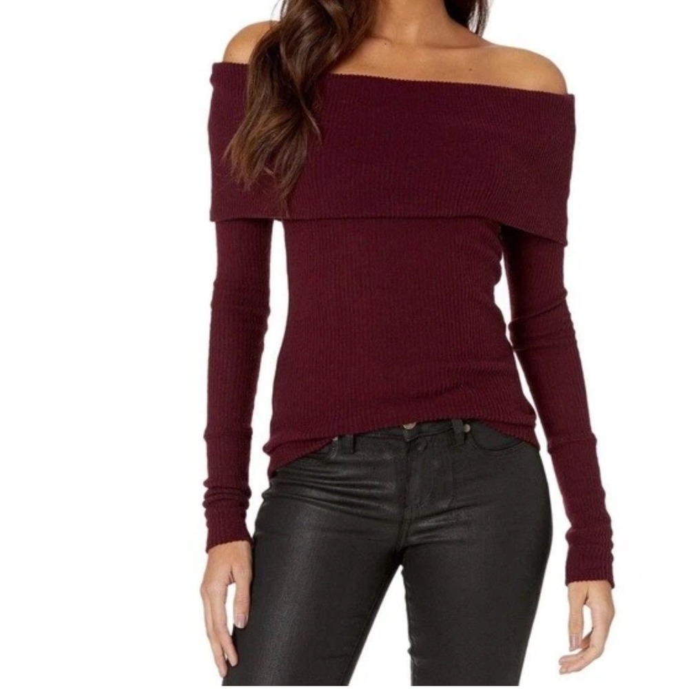 We The Free Free People Sweater Snowbunny Long Sleeve In Vetiver Bloom Large